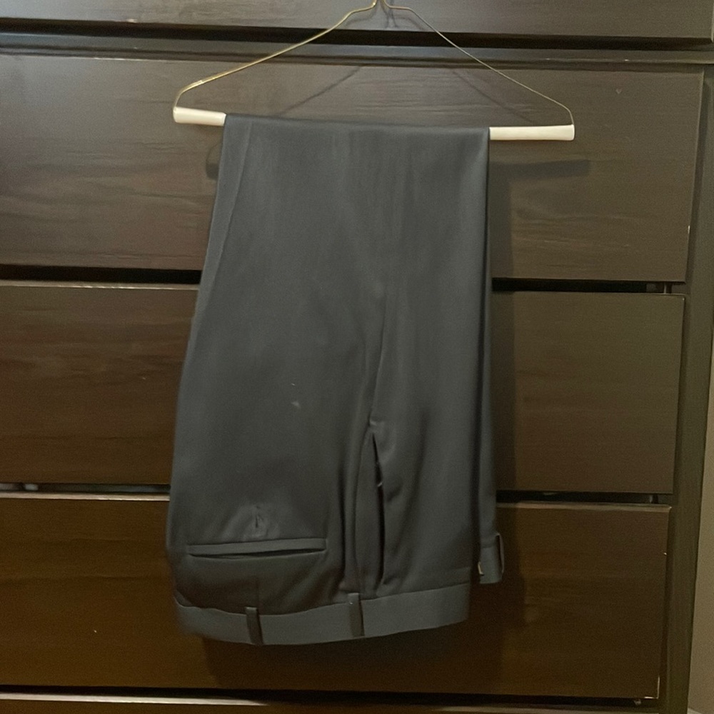 Mens Blue Axist Dress Pants